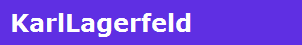 KarlLagerfeld